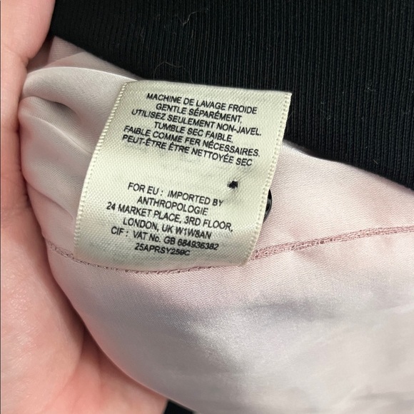 Anthropologie Black and Pink Mini Dress - Picture 5 of 9